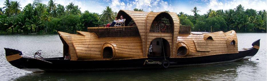 Casa flutuante de Kerala